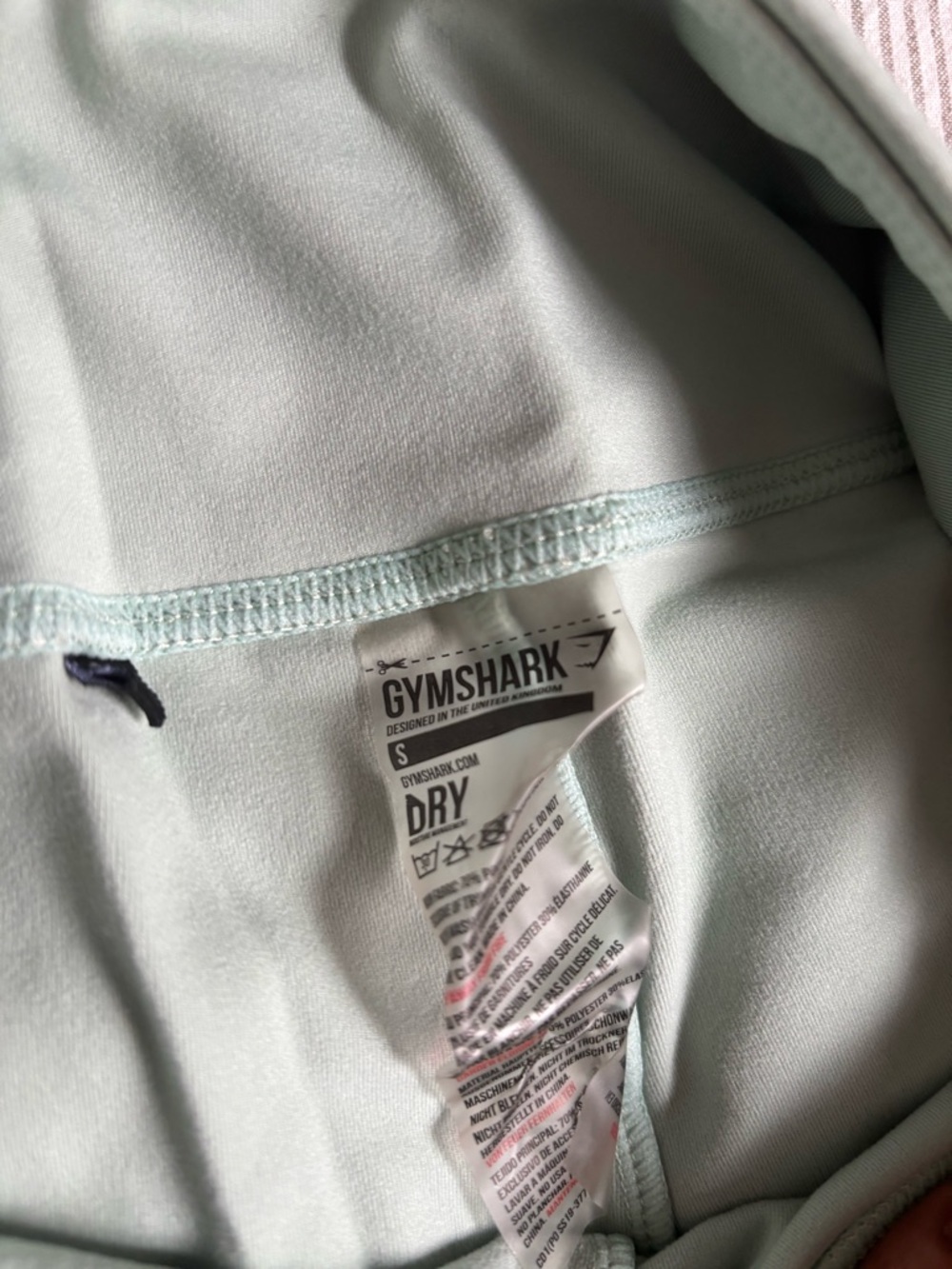 Gymshark High-Waist Pocket Leggings in Sage - Picture 2 of 5